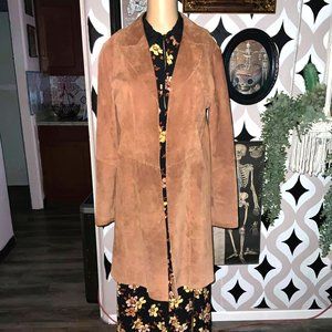 NWOT Leather Suede Coldwater Creek Duster Size Sm